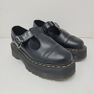 Dr. Martens - BETHAN LA004 - Black Buckle Mary Jane - Women's Size 7 Chunky Y2K